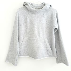 Athleta Oversized Hooded Raw Hem Hoodie